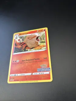 Arcanine (Illustration Contest 2022) SWSH304 SWSH: Sword & Shield Promo Cards... - Image 2
