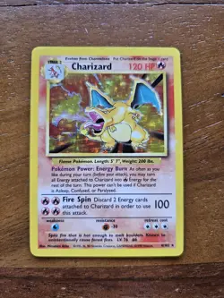 Pokemon TCG Charizard 1999-2000 Base Set Holo Rare Card 4/102 - Image 1