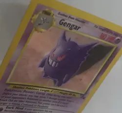 Pokemon Card - Gengar Fossil Holo Card 5/62 Unlimited Holo Rare WOTC LP - Image 4