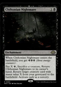 Chthonian Nightmare #83 MTG Modern Horizons 3 NM X1 - Image 1