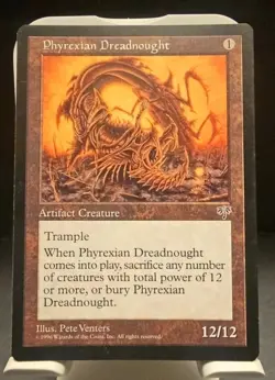 Mtg Phyrexian Dreadnought Mirage (MIR) MT/NM 🌟RARE🌟 Magic The Gathering - Image 1
