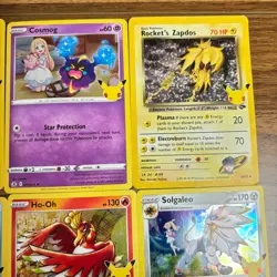 Pokemon Celebrations 25th Anniv Lot Rocket's Zapdos Classic Holo 14 Cards - Image 4