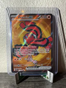Oricorio ex 110/094 Me02: Phantasmal Flames Holo Ultra Rare Pokemon TCG Card - Image 1