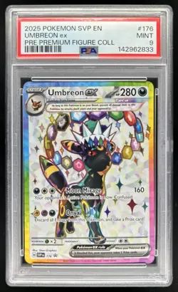 2023-25 Pokemon SV Black Star Promos - SVP EN Umbreon ex #176 PSA 9 - Image 1