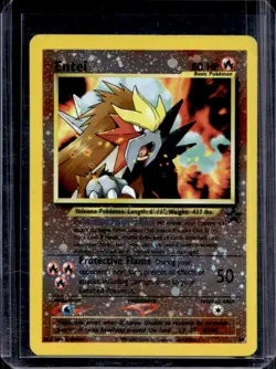 1999 Pokemon Wizards Black Star Promos Entei #34 - Image 1