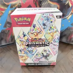 Pokemon TCG Prismatic Evolutions Booster Bundle Box Eevee Umbreon Espeon Flareon - Image 1