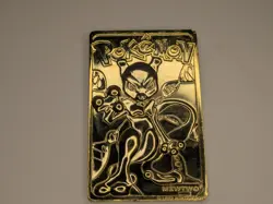 1999 Burger King Limited Edition Pokemon 23K Gold Plated Mewtwo & Jigglypuff - Image 3