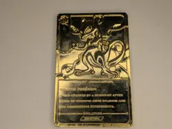 1999 Burger King Limited Edition Pokemon 23K Gold Plated Mewtwo & Jigglypuff - Image 4