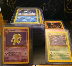 Vintage Pokemon Lot Fossil 69 Cards Common Uncommon Rares WOTC All Pack Fresh NM - Image 1