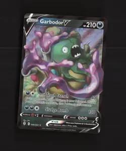 Garbodor V 100/203 Evolving Skies Ultra Rare Holo Pokemon Card - Image 4