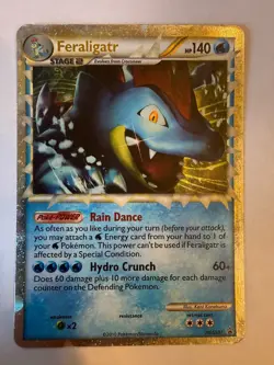 Pokemon Feraligatr PRIME Promo Holo Heartgold & Soulsilver HGSS07 Stage 2 Card - Image 1