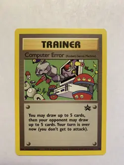 Computer Error Trainer #16 Pokemon TCG Black Star Promo WOTC - Image 1