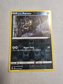 Alolan Rattata 041/078 Pokemon GO Reverse Holo - Image 1