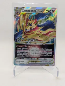 ZAMAZENTA VSTAR 2023 POKEMON CROWN ZENITH #99/159 HOLO ULTRA RARE - Image 1