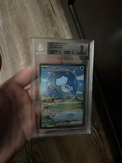 Mew ex #232/091 Paldean Fates Bubble Mew BGS 9 Mint Beckett Graded Pokemon - Image 3