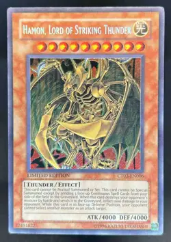 2006 Yu-Gi-Oh! Limited Edition Hamon, Lord of Striking Thunder #CT03-EN006 - Image 1