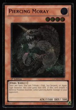 Piercing Moray (UTR) GENF-EN082 GENF Ultimate Rare 1st Edition Yu-Gi-Oh - Image 1