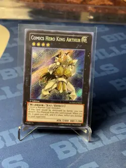 Yu-Gi-Oh! Comics Hero King Arthur NUMH-EN041 Secret Rare 1st Edition NM - Image 1