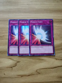 Yu-Gi-Oh! - Mirror Force 3X - Super Rare / Holo - Full Playset - Image 1