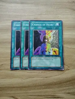 Yu-Gi-Oh! - Change Of Heart 3X - Full Playset - Image 1