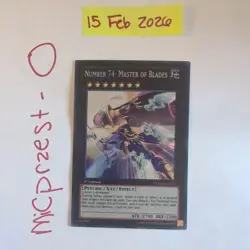 Number 74: Master of Blades NUMH-EN032 Number Hunters 1st Edition - Image 1