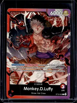 2023 One Piece The Three Captains ST10 Monkey D. Luffy #ST10-002 - Image 1