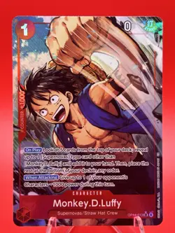 One Piece Monkey.D.Luffy (OP14-013) (Alternate Art) The Azure Sea's Seven - Image 3