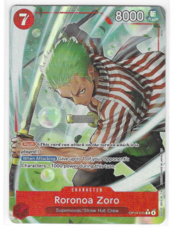 Roronoa Zoro Alt Art OP14-015 One Piece TCG English NM/M - Image 1