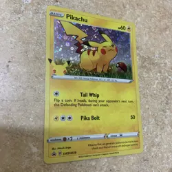 Pokemon TCG Single Card Pikachu Sequin Holo Promo SWSH039 25th Celebrations 2021 - Image 4