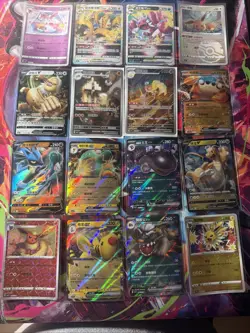 Pokemon 16 Card Lot nm V Max Mega Amazing Ex HOLO Rare Hits Only F46 - Image 1