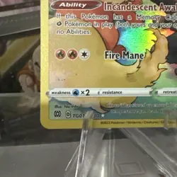 Flareon Trainer Gallery TG01/TG30 Pokemon Card- Near Mint- Brilliant Stars - Image 5