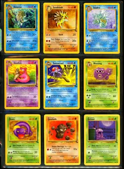 1999 Pokemon FOSSIL SET Unlimited Edition COMPLETE Uncommon Common Cards Lot NM - Image 3