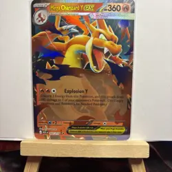 Mega Charizard Y ex 022/217 Ascended Heroes NM Pokemon TCG Double Rare Holo Card - Image 1