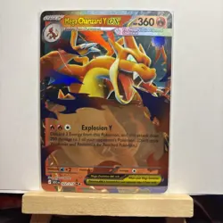 Mega Charizard Y ex 022/217 Ascended Heroes NM Pokemon TCG Double Rare Holo Card - Image 2