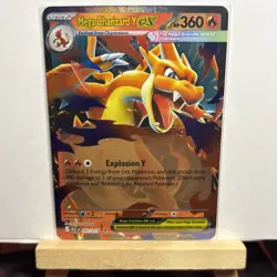Mega Charizard Y ex 022/217 Ascended Heroes NM Pokemon TCG Double Rare Holo Card - Image 3