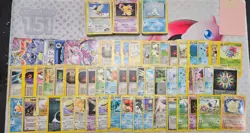 vintage Pokemon card lot MP/DMG c,un Holo, rare, Shadowless, 1st ed 200+ - Image 1