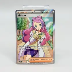 Pokemon TCG Miriam Scarlet & Violet Base Set 238/198 Holo Ultra Rare Card NM - Image 1