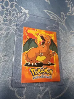 Vintage Topps Charizard Stage 3 E6 of 12 #06 Pokemon Card 1998 Non-Holo - Image 1