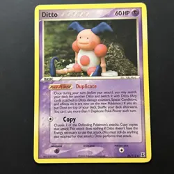 Pokeman Card Ditto 38/113 (Mr. Mime) Uncommon Non-Holo Delta Species NM - Image 1