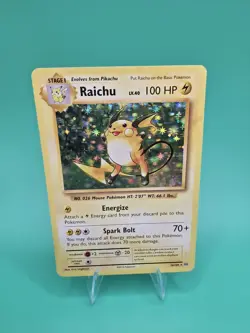 Pokemon TCG Raichu XY Evolutions 36/108 Holo Rare Foil Card - LP - Image 1