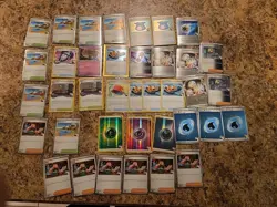 League + Play Stamp Promo Holo Lot of 38 Cosmos Holo And Holo Pokemon Cards - Image 1