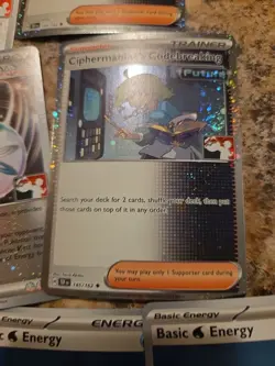League + Play Stamp Promo Holo Lot of 38 Cosmos Holo And Holo Pokemon Cards - Image 5