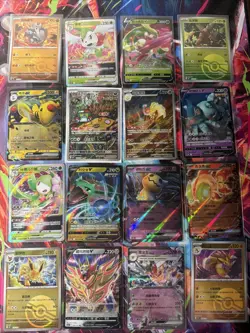 Pokemon 16 Card Lot nm V Max Mega Amazing Ex HOLO Rare Hits Only F41 - Image 1