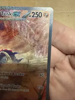 Pokemon TCG Great Tusk EX Scarlet & Violet Holo Card 246/198 NM Condition - Image 3