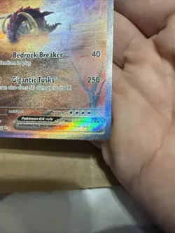 Pokemon TCG Great Tusk EX Scarlet & Violet Holo Card 246/198 NM Condition - Image 4