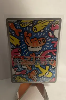 Pokemon TCG Tatsugiri Twilight Masquerade Illustration Rare Card 186/167 - Image 1