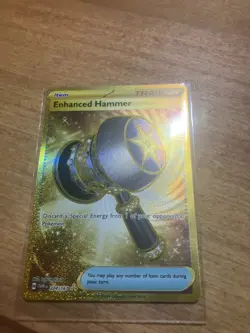 Enhanced Hammer 224/167 Double GOLD Star Twilight Masquerade Pokemon Card TCG PF - Image 1