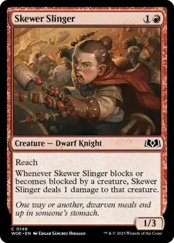 Skewer Slinger 149 - REGULAR - NM - Wilds of Eldraine - Image 1