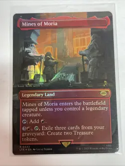 Mines of Moria (Borderless) Lord of the Rings: Foil #342 Rare - Image 1