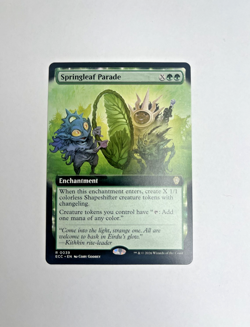 Springleaf Parade (Extended Art) Commander: Lorwyn Eclipsed Regular 39 - Image 1